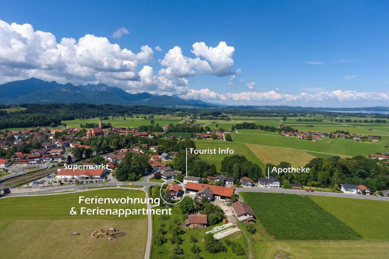 Zaisslhausl Hof Ferienwohnungen Ubersee Bagian luar foto